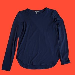 Eileen Fisher XXS jersey top with hi-low hem